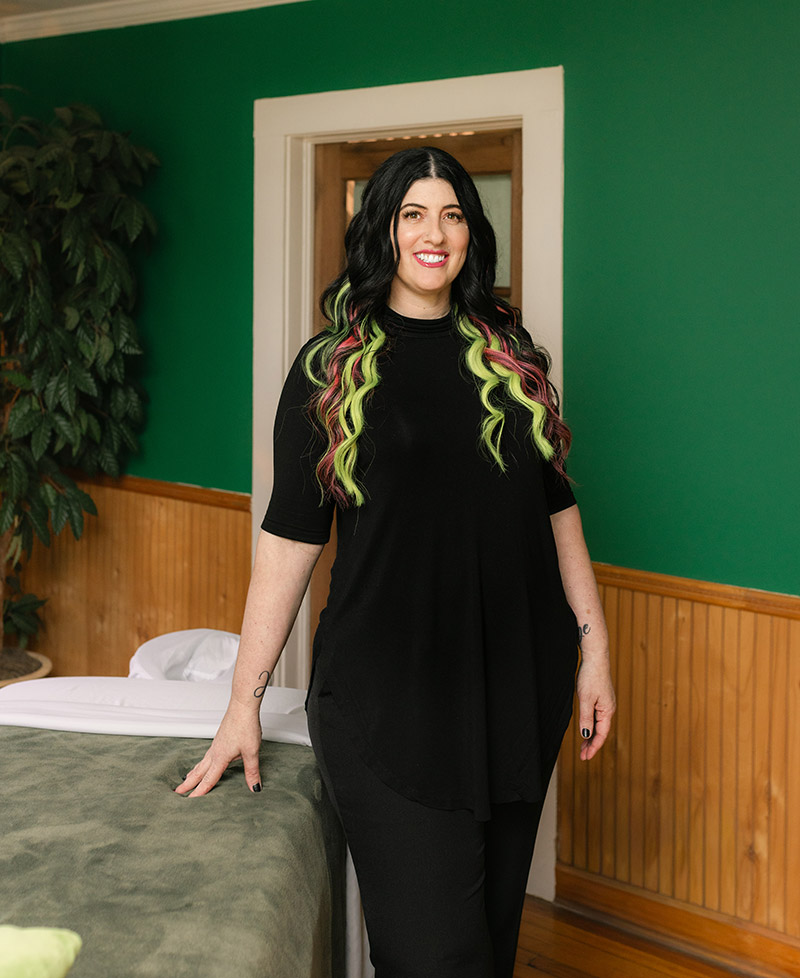 Whitney Laws, owner of Massage by Whitney